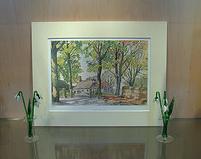 Trees house print
